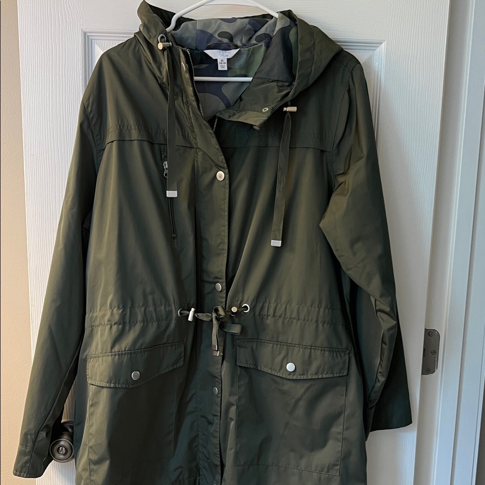 Time and Tru Rain Jacket